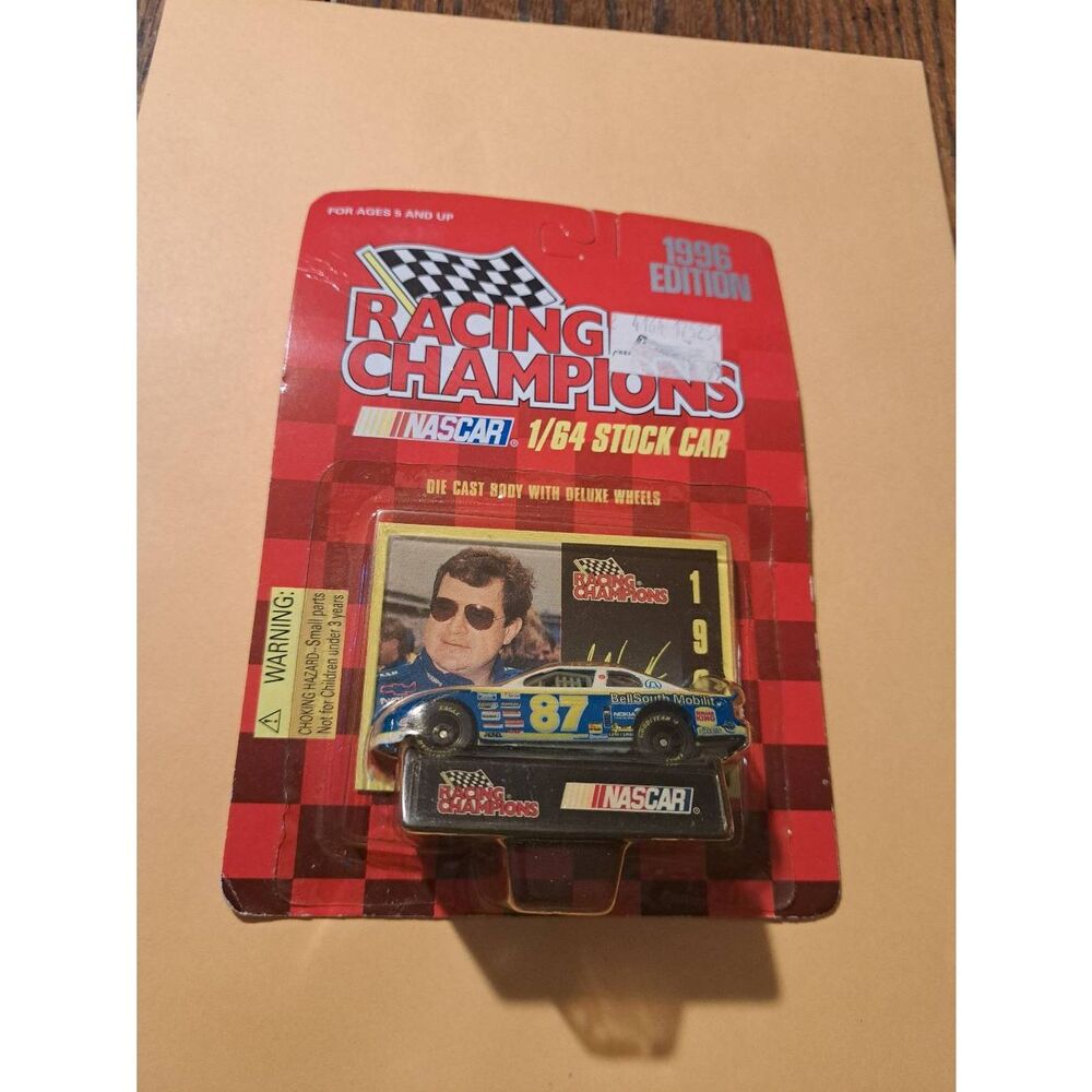 Vintage 1996 Racing Champions NASCAR Joe Nemechek 87 BellSouth Diecast Race Car